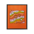 Scorpio Planet Framed Canvas Print Gallery Image 8