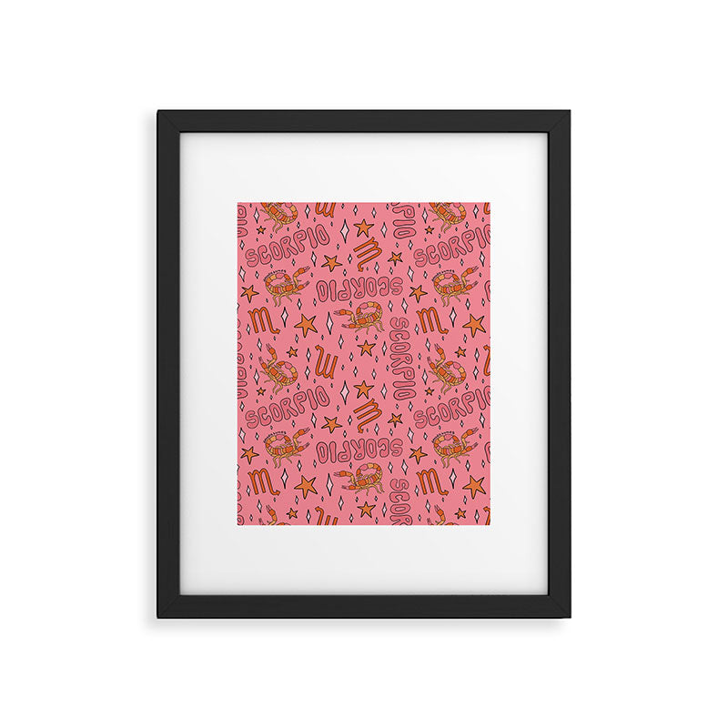 Scorpio Print Framed Art Print Gallery Image 6