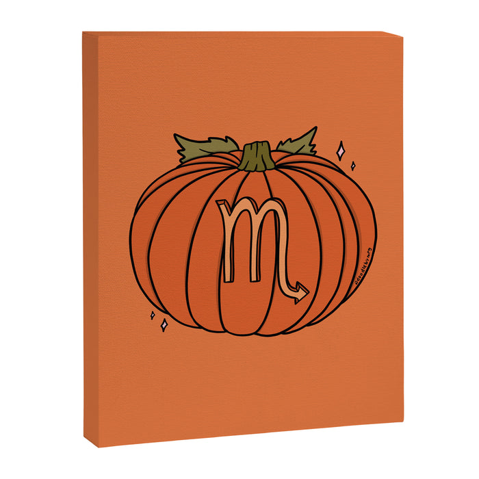 Scorpio Pumpkin Canvas Print Gallery Image 1