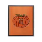 Scorpio Pumpkin Framed Canvas Print Gallery Image 8