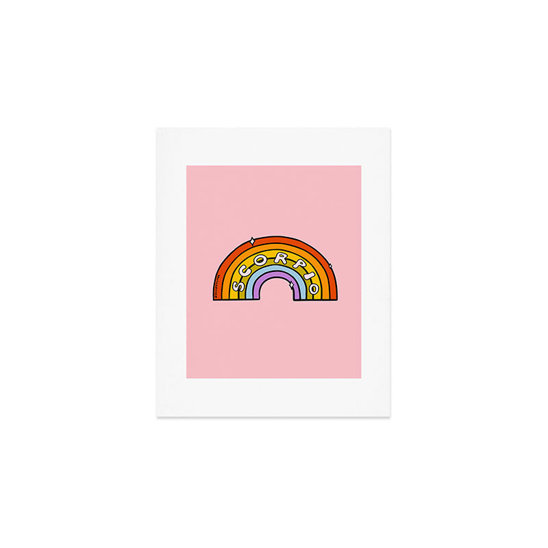 Scorpio Rainbow Art Print Gallery Image 1