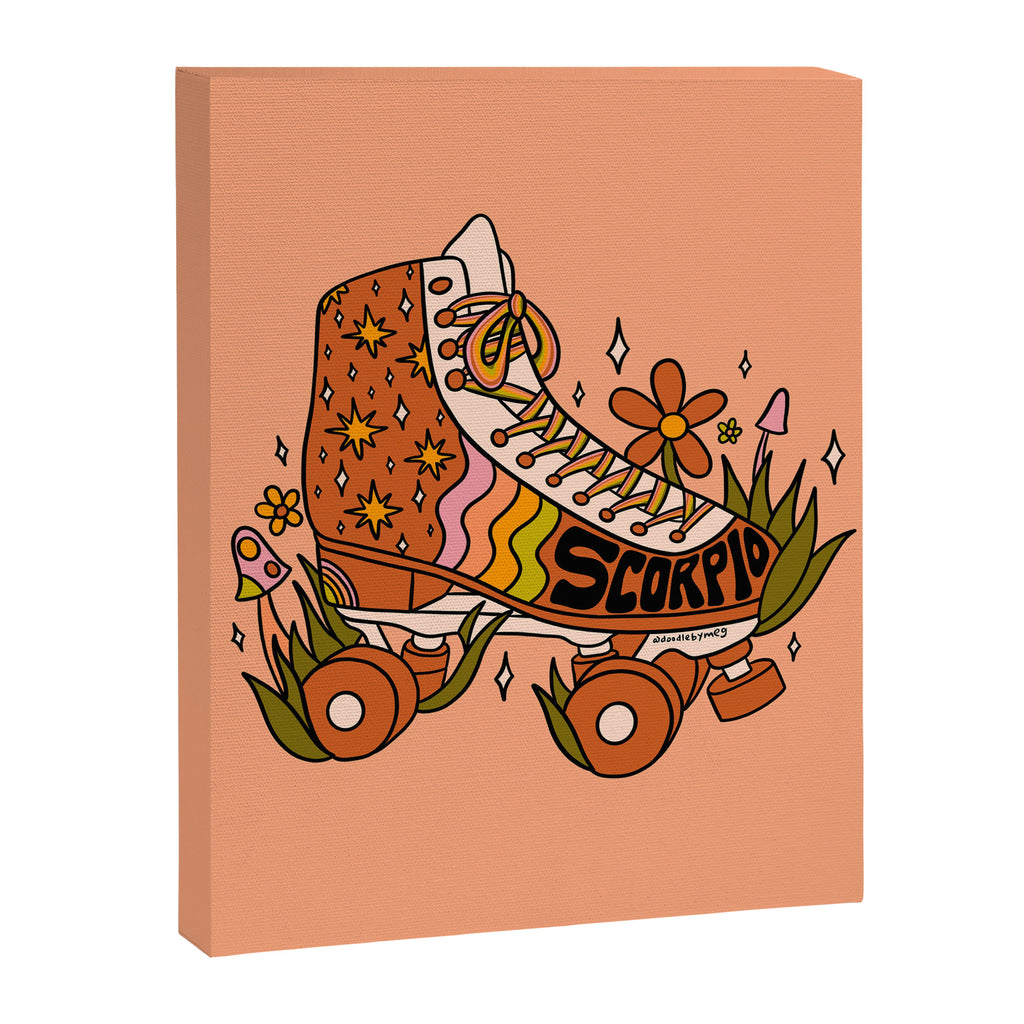 Scorpio Roller Skate Canvas Print Gallery Image 8