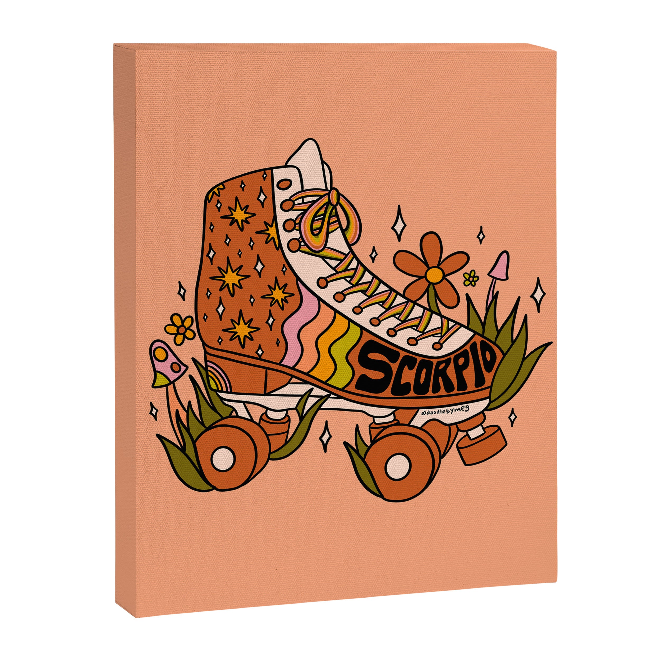 Scorpio Roller Skate Canvas Print Gallery Image 8