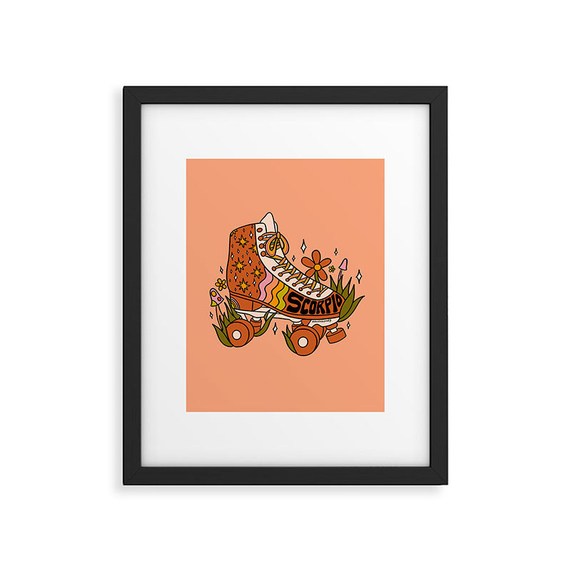 Scorpio Roller Skate Framed Art Print Gallery Image 6