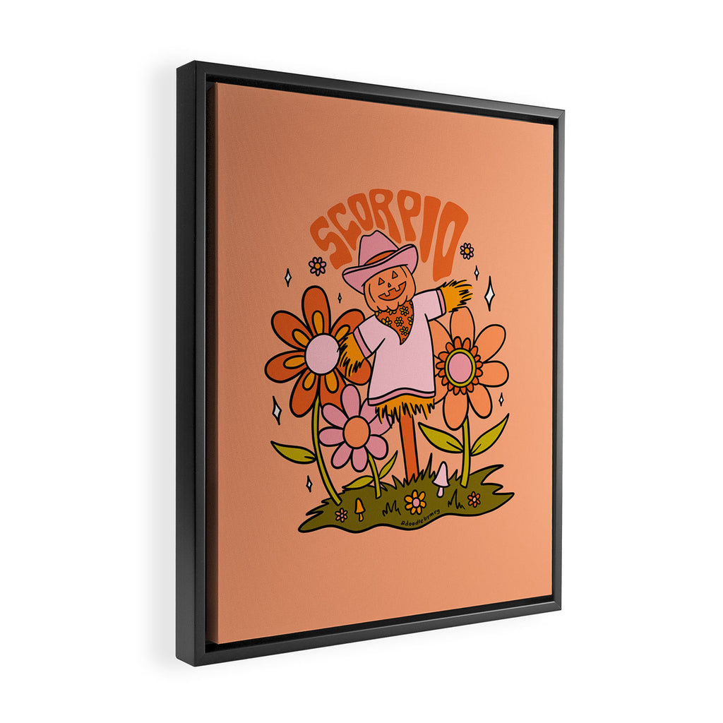Scorpio Scarecrow Framed Canvas Print Gallery Image 2