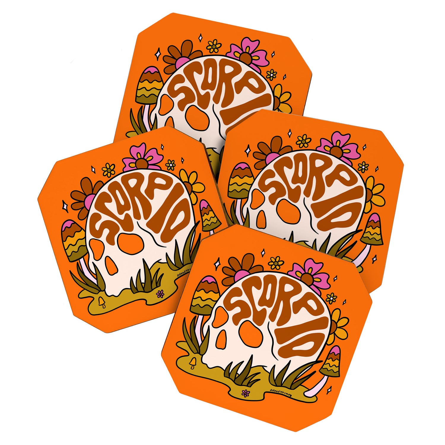 Scorpio Skull Coaster Gallery Image 1
