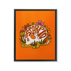 Scorpio Skull Framed Canvas Print Gallery Image 8