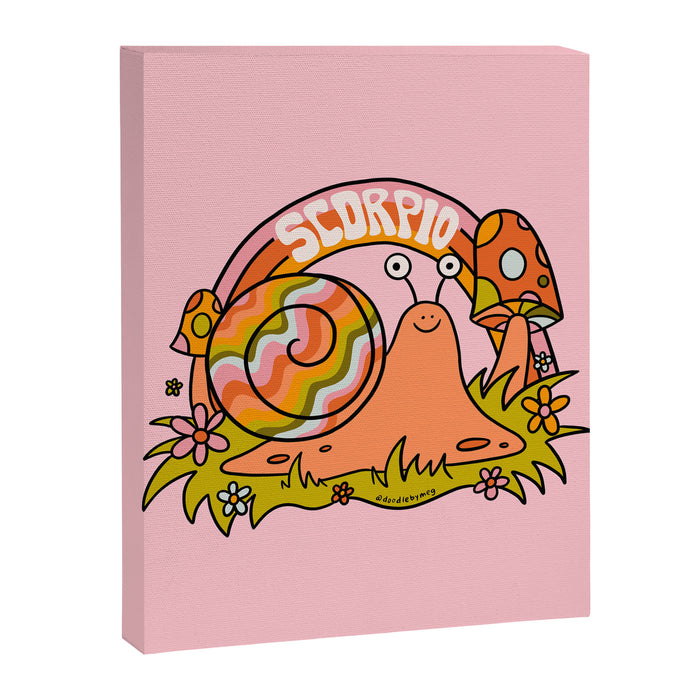 Scorpio Snail Canvas Print Gallery Image 1
