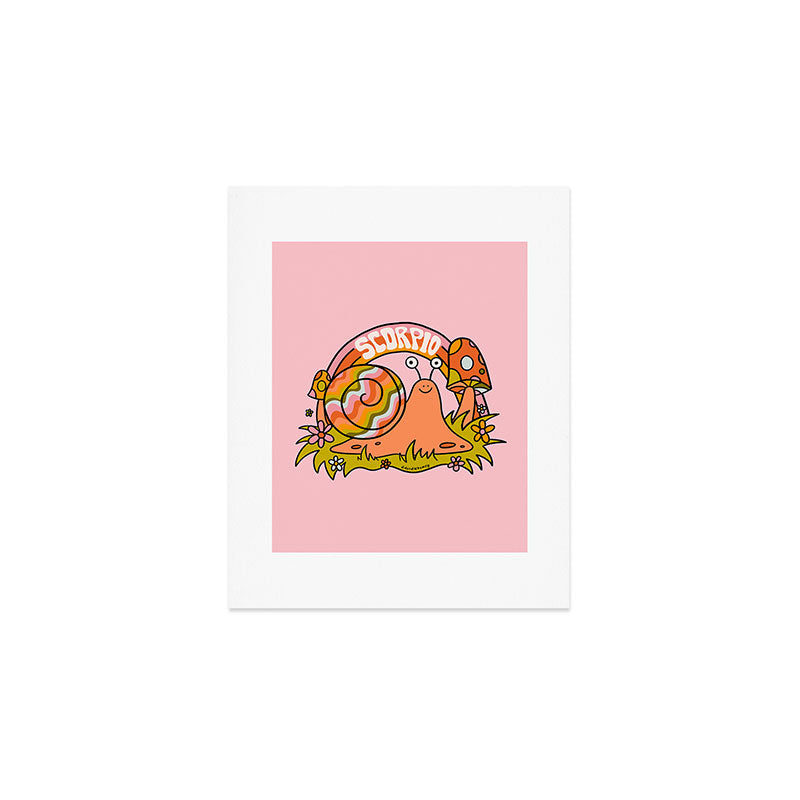 Scorpio Snail Art Print Gallery Image 1