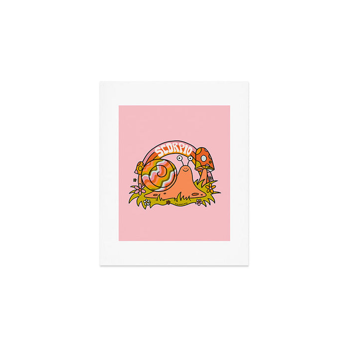 Scorpio Snail Art Print Gallery Image 1
