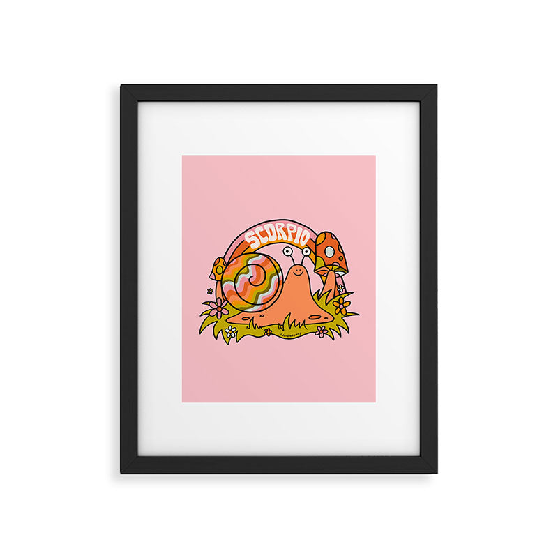 Scorpio Snail Framed Art Print Gallery Image 6