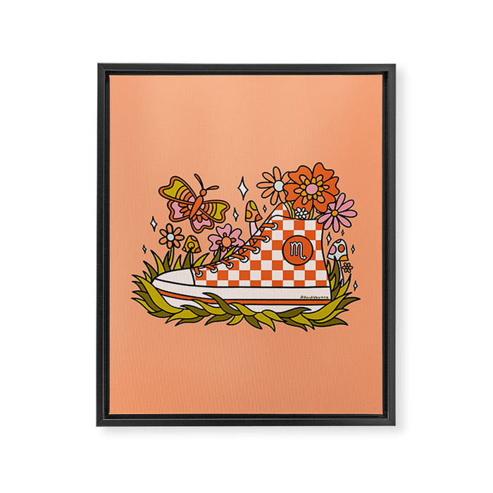 Scorpio Sneaker Framed Canvas Print Gallery Image 1