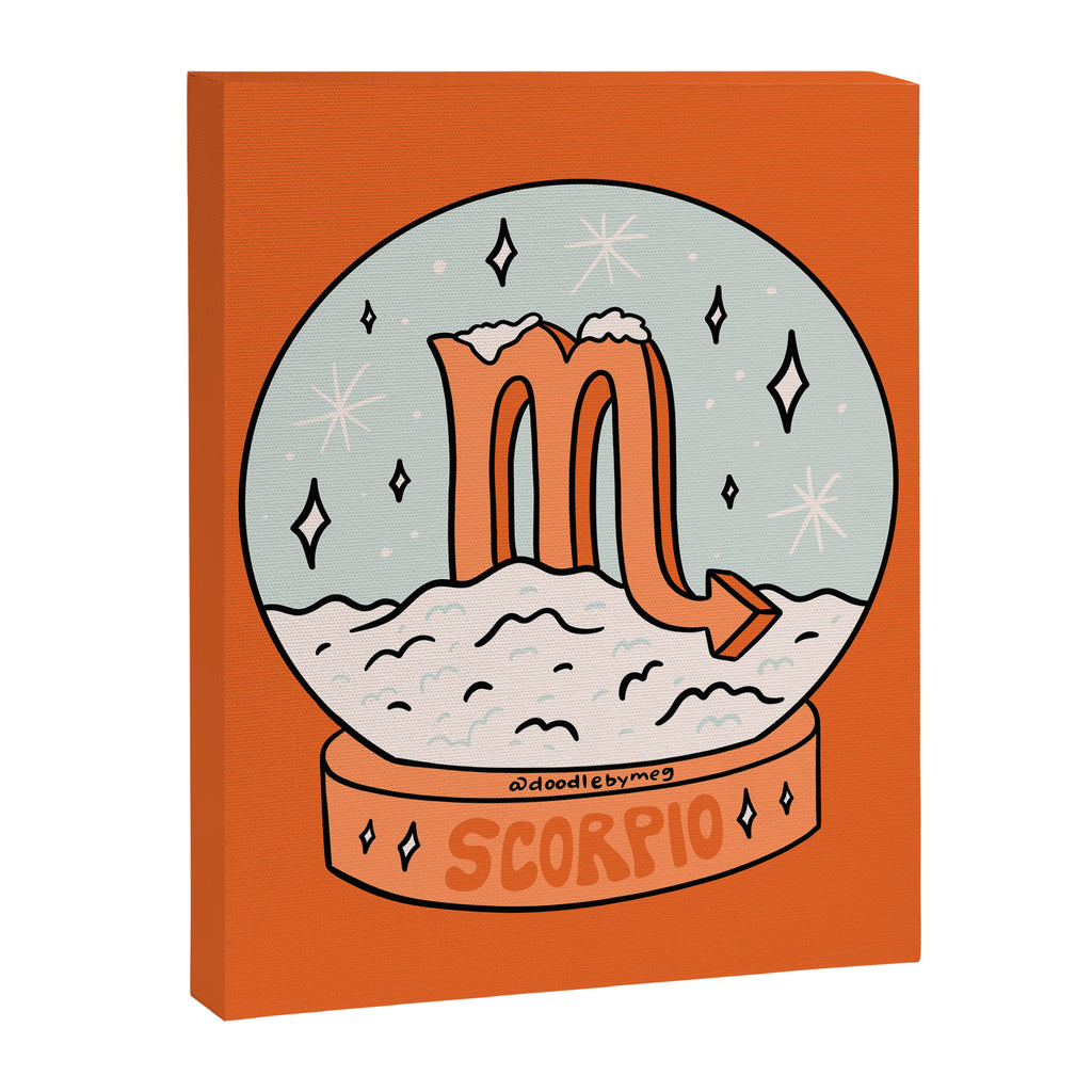 Scorpio Snow Globe Canvas Print Gallery Image 8