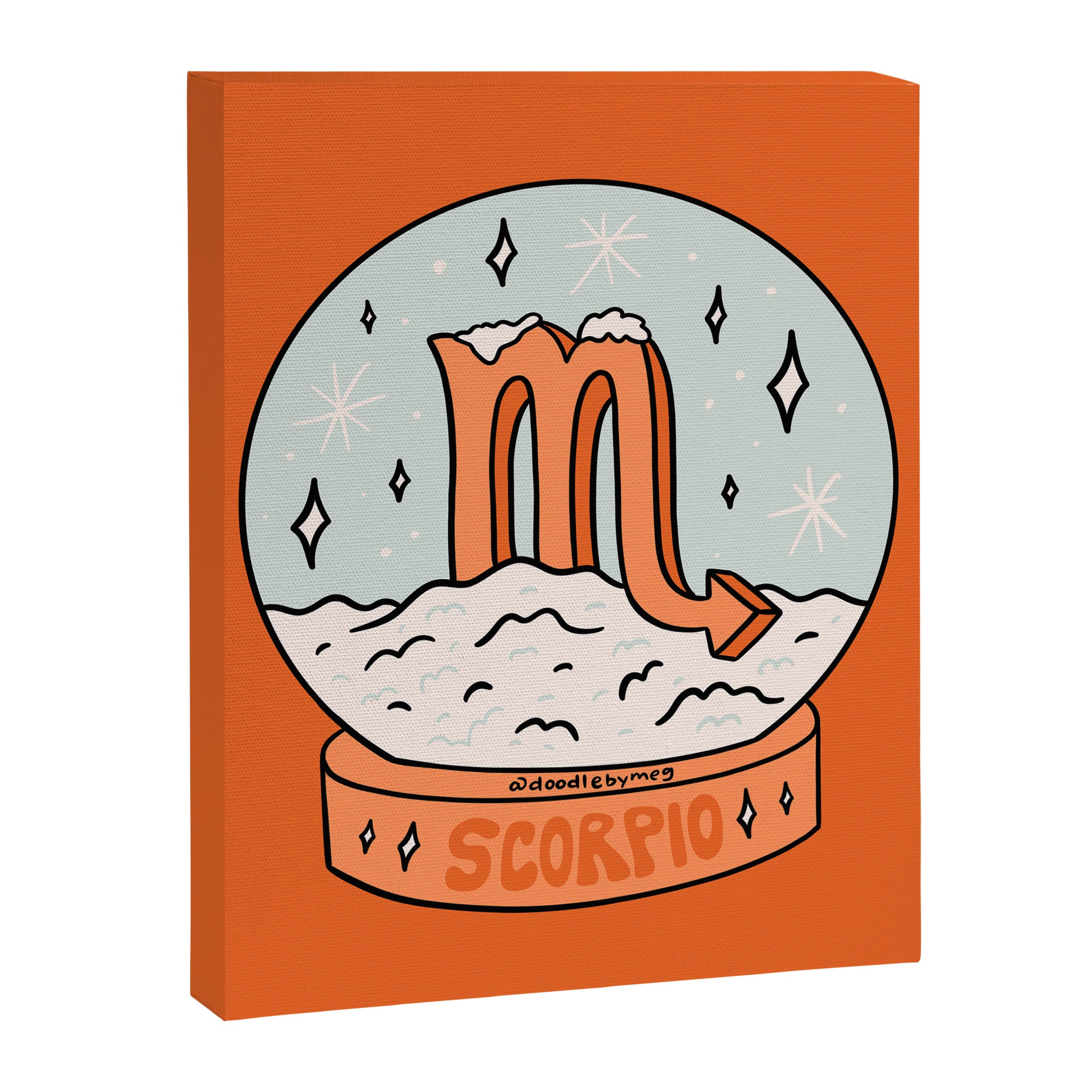 Scorpio Snow Globe Canvas Print Gallery Image 8