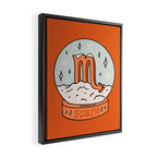 Scorpio Snow Globe Framed Canvas Print Gallery Image 2