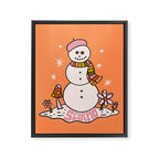 Scorpio Snowman Framed Canvas Print Gallery Image 8