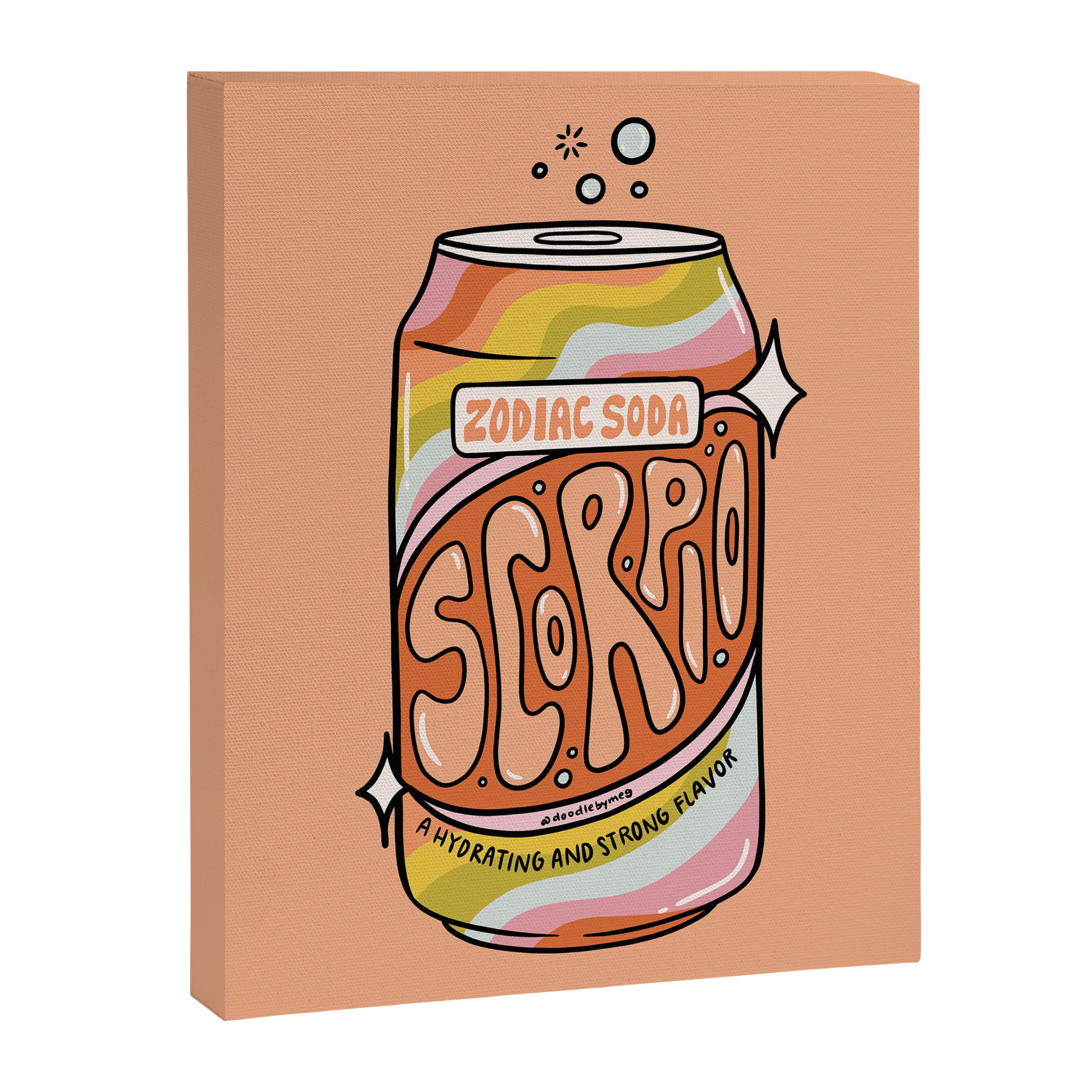 Scorpio Soda Canvas Print Gallery Image 6