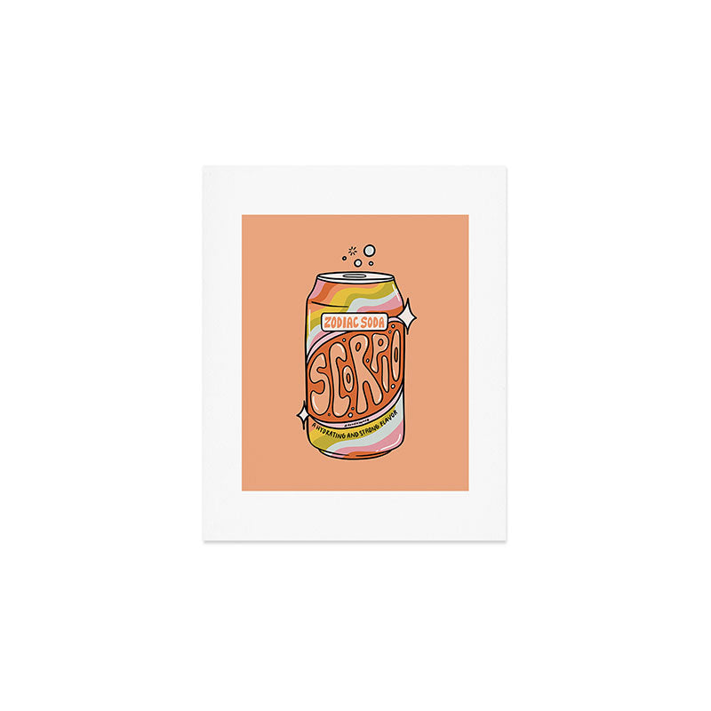Scorpio Soda Art Print Gallery Image 1