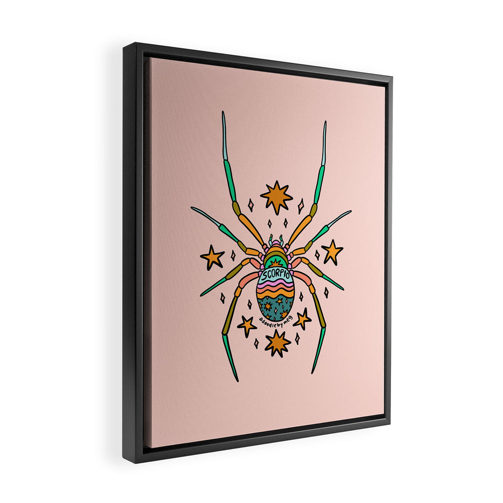 Scorpio Spider Framed Canvas Print Gallery Image 2