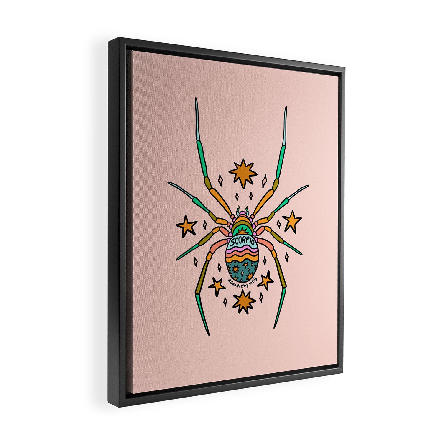 Scorpio Spider Framed Canvas Print Gallery Image 2