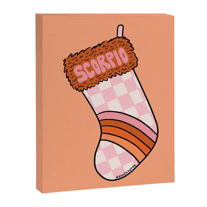 Scorpio Stocking Canvas Print Gallery Image 1