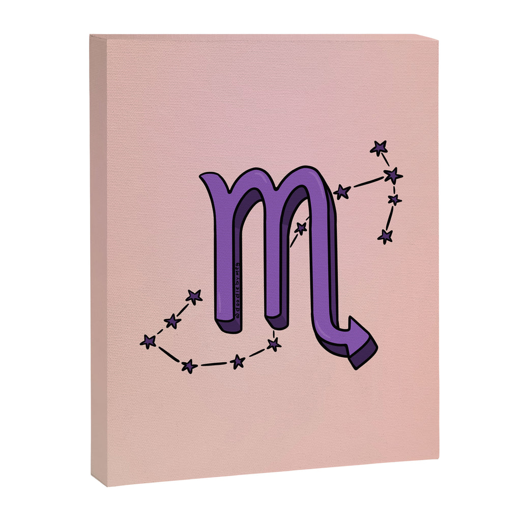 Scorpio Symbol Canvas Print Gallery Image 8