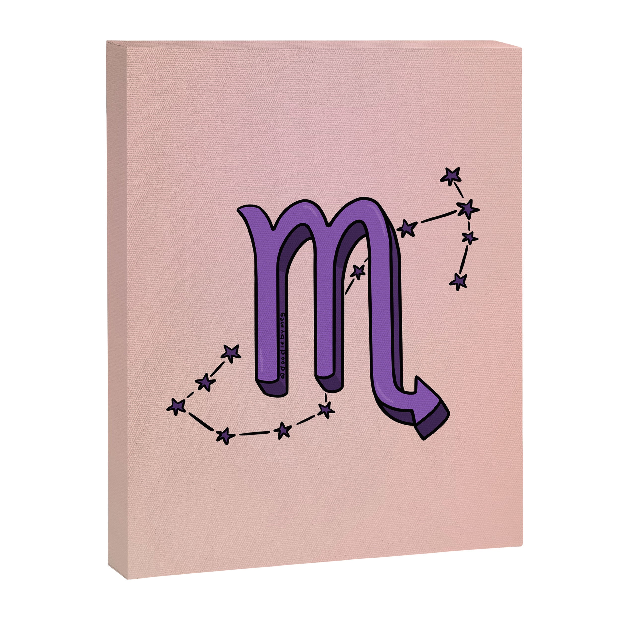 Scorpio Symbol Canvas Print Gallery Image 8