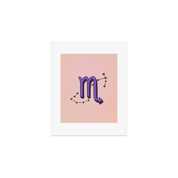 Scorpio Symbol Art Print Gallery Image 1
