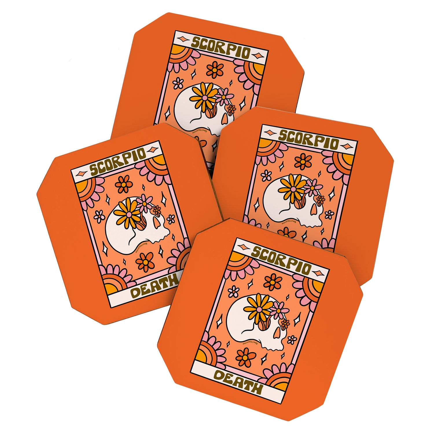 Scorpio Tarot Card Coaster Gallery Image 1
