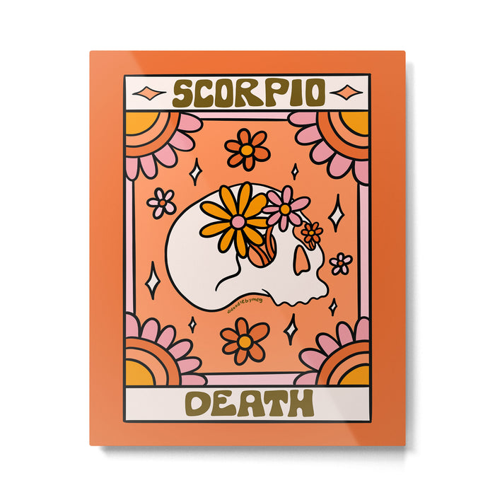 Scorpio Tarot Card Metal Print Gallery Image 1