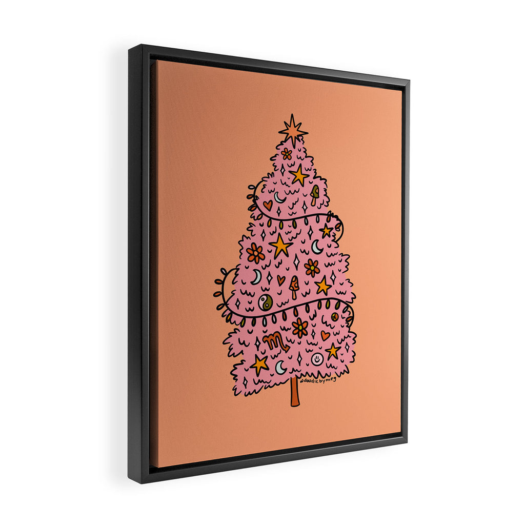 Scorpio Tree Framed Canvas Print Gallery Image 2