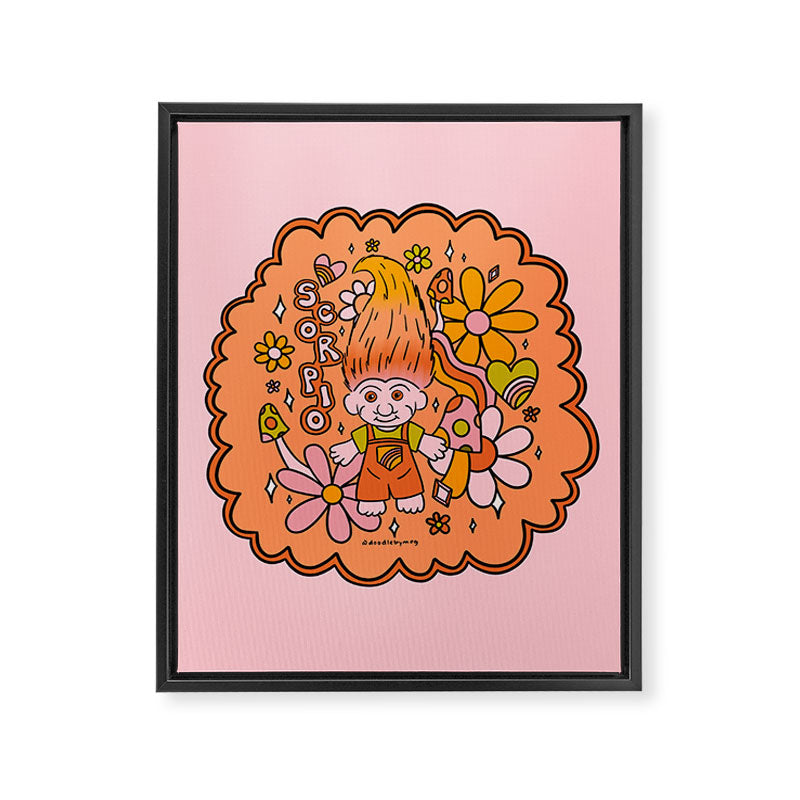 Scorpio Troll Framed Canvas Print Gallery Image 8