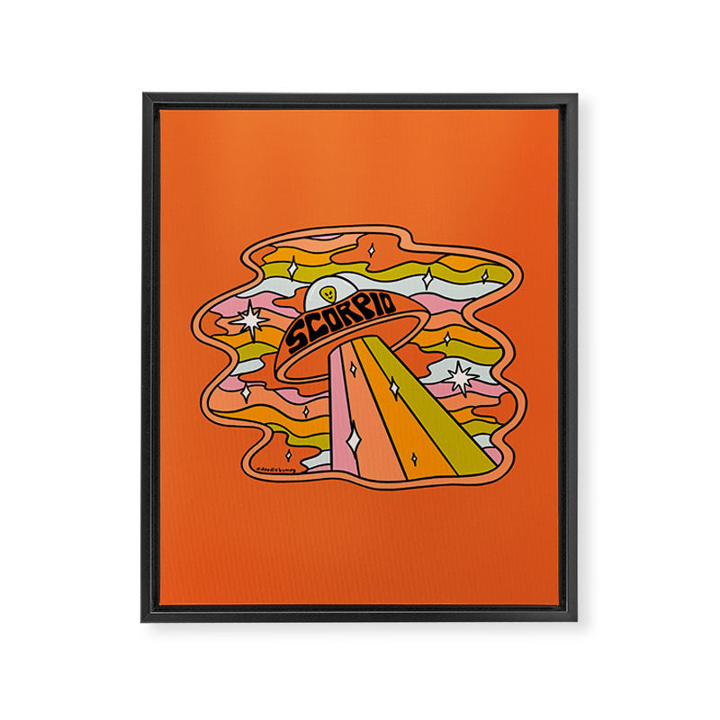 Scorpio UFO Framed Canvas Print Gallery Image 8