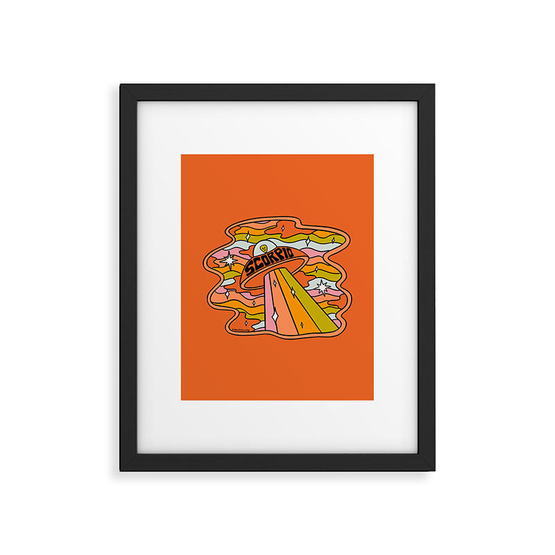 Scorpio UFO Framed Art Print Gallery Image 6