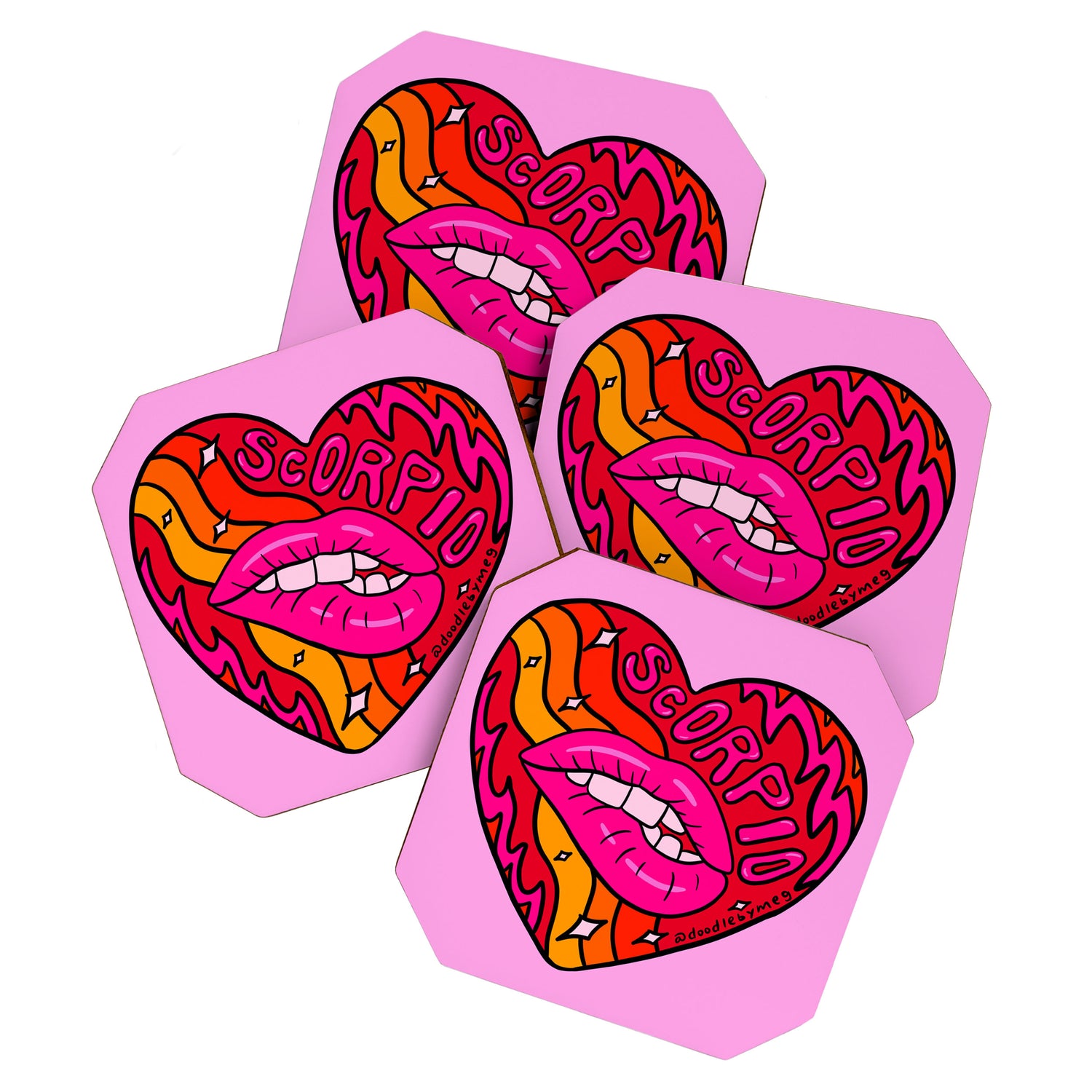 Scorpio Valentine Coaster Gallery Image 1