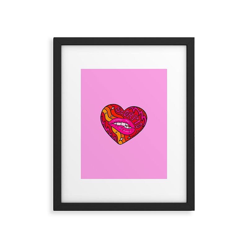 Scorpio Valentine Framed Art Print Gallery Image 6
