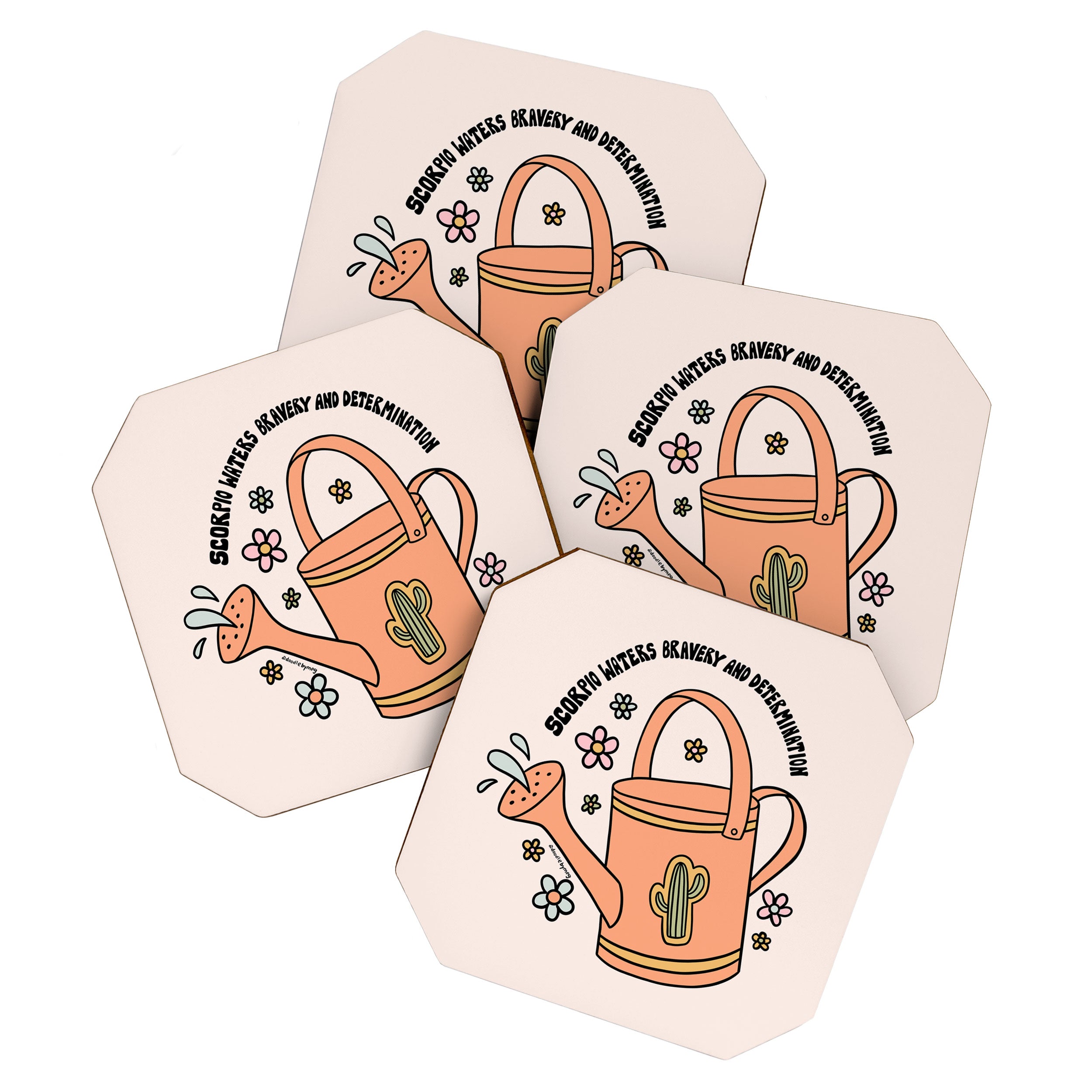 Scorpio Watering Can Coaster Gallery Image 1