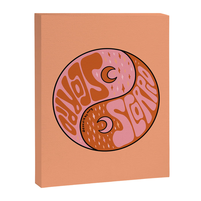 Scorpio Yin Yang Canvas Print Gallery Image 1