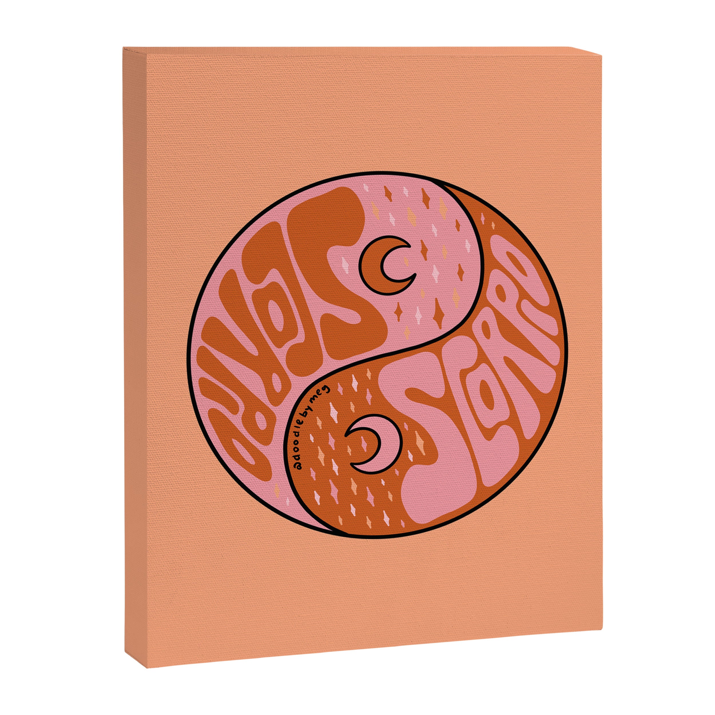 Scorpio Yin Yang Canvas Print Gallery Image 8