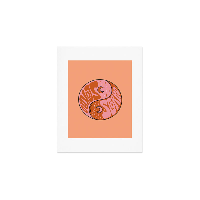 Scorpio Yin Yang Art Print Gallery Image 1