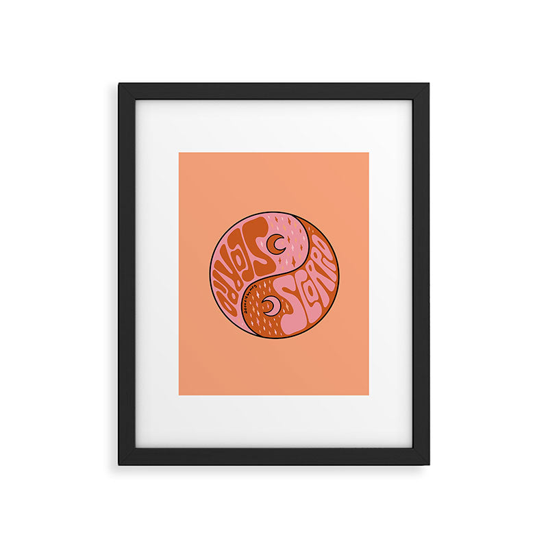 Scorpio Yin Yang Framed Art Print Gallery Image 6