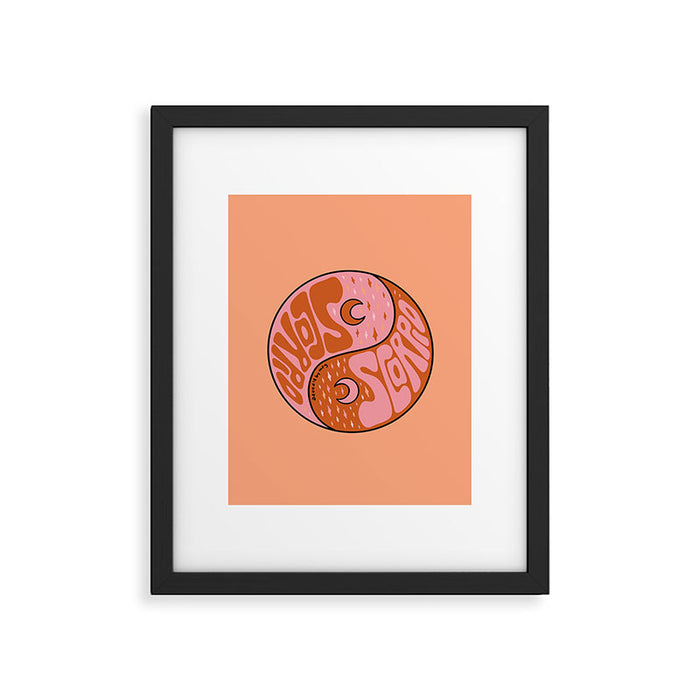 Scorpio Yin Yang Framed Art Print Gallery Image 1