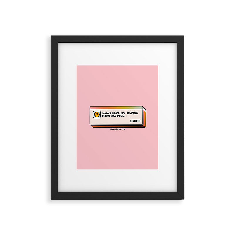 Scratch Disks Are Full Framed Art Print Gallery Image 6