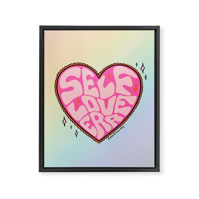 Self Love Era Framed Canvas Print Gallery Image 1