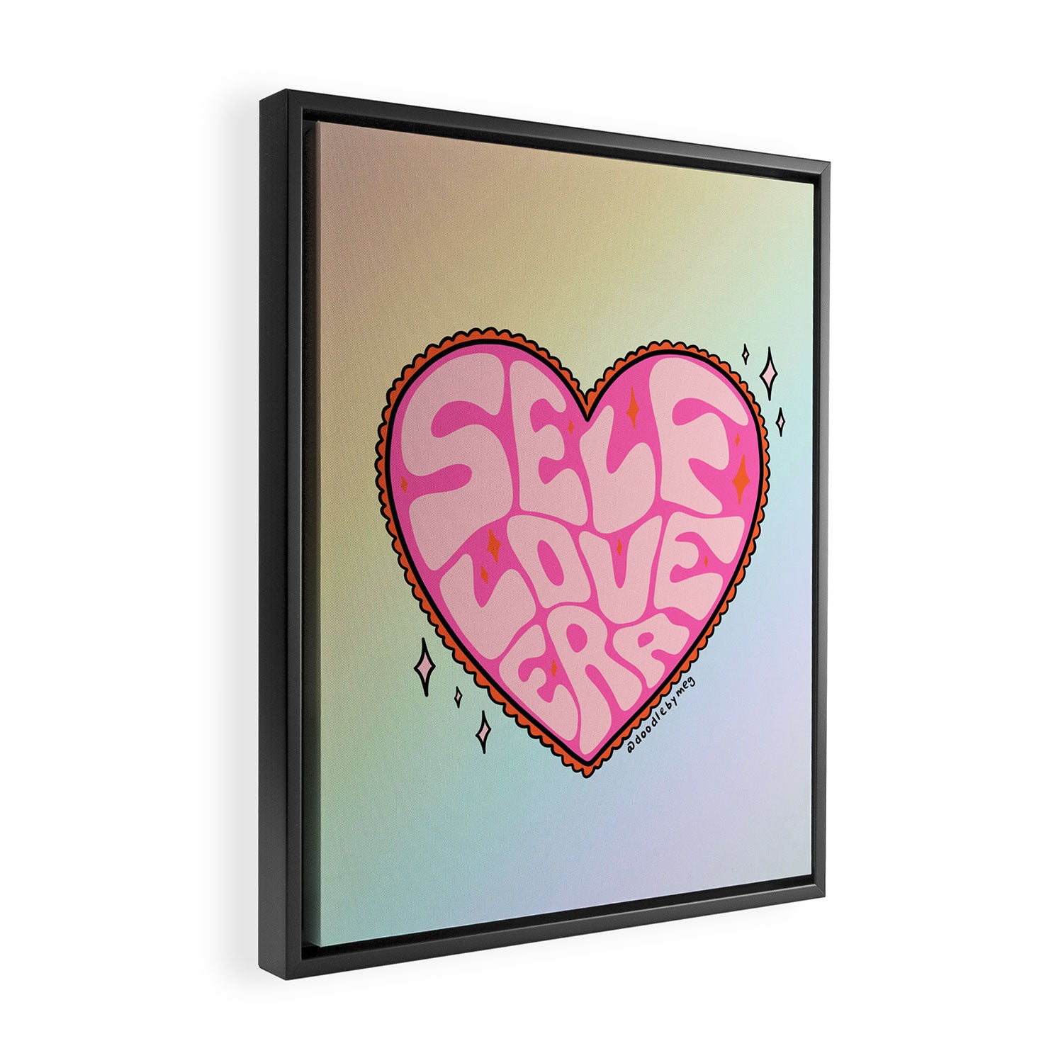 Self Love Era Framed Canvas Print Gallery Image 2