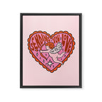Sending You Love Cupid Framed Canvas Print Gallery Image 8
