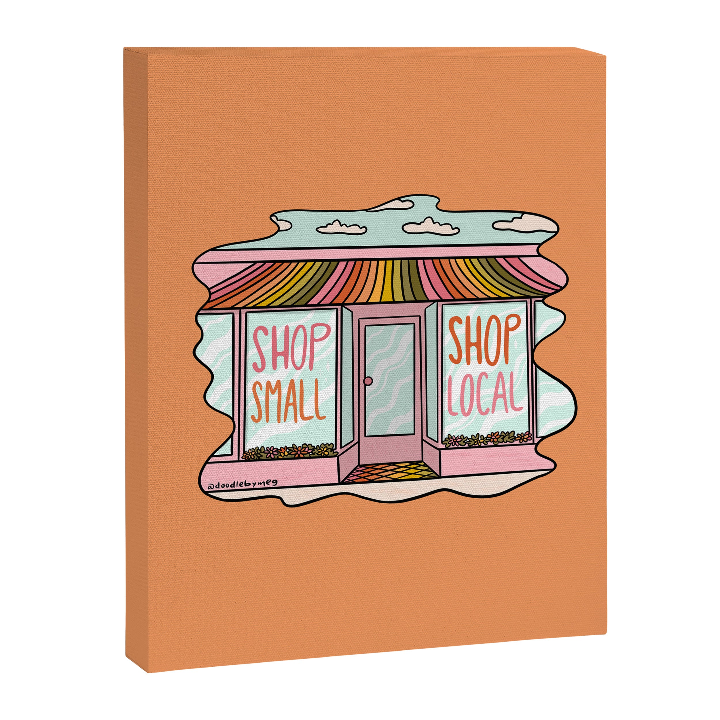Shop Local Shop Small Canvas Print Gallery Image 8