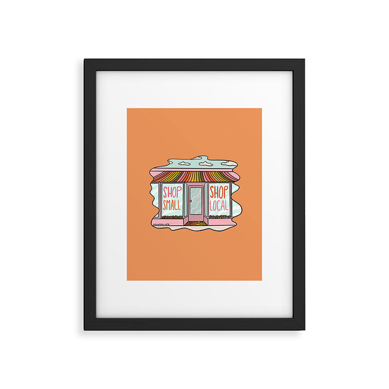 Shop Local Shop Small Framed Art Print Gallery Image 6