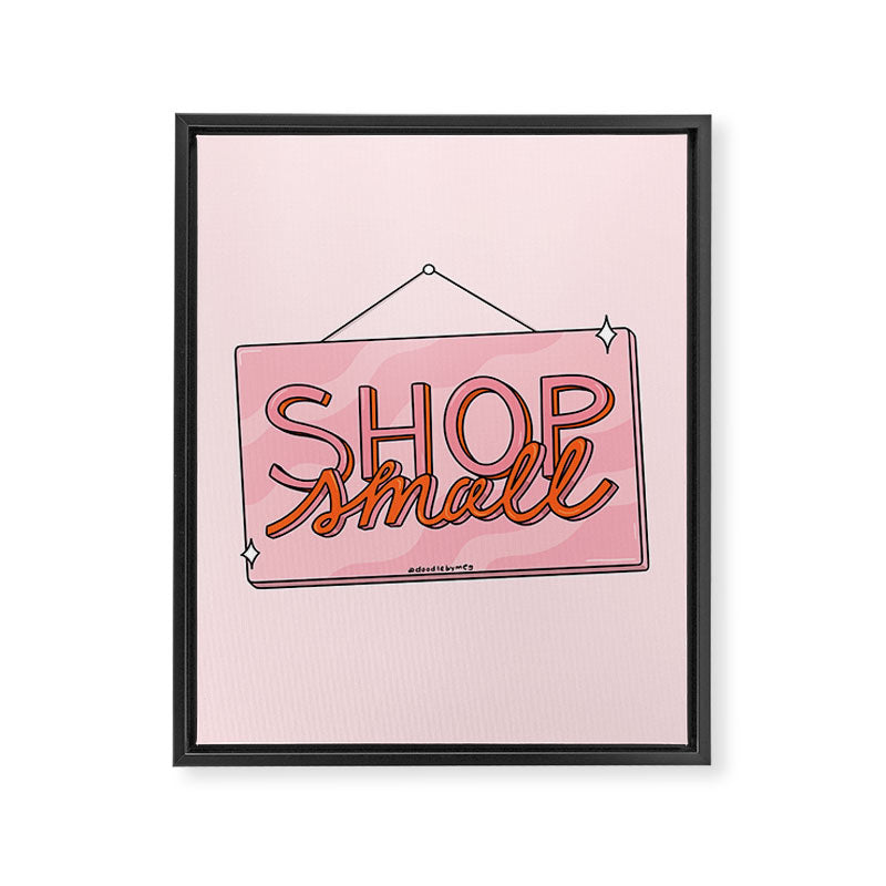 Shop Small Framed Canvas Print Gallery Image 8