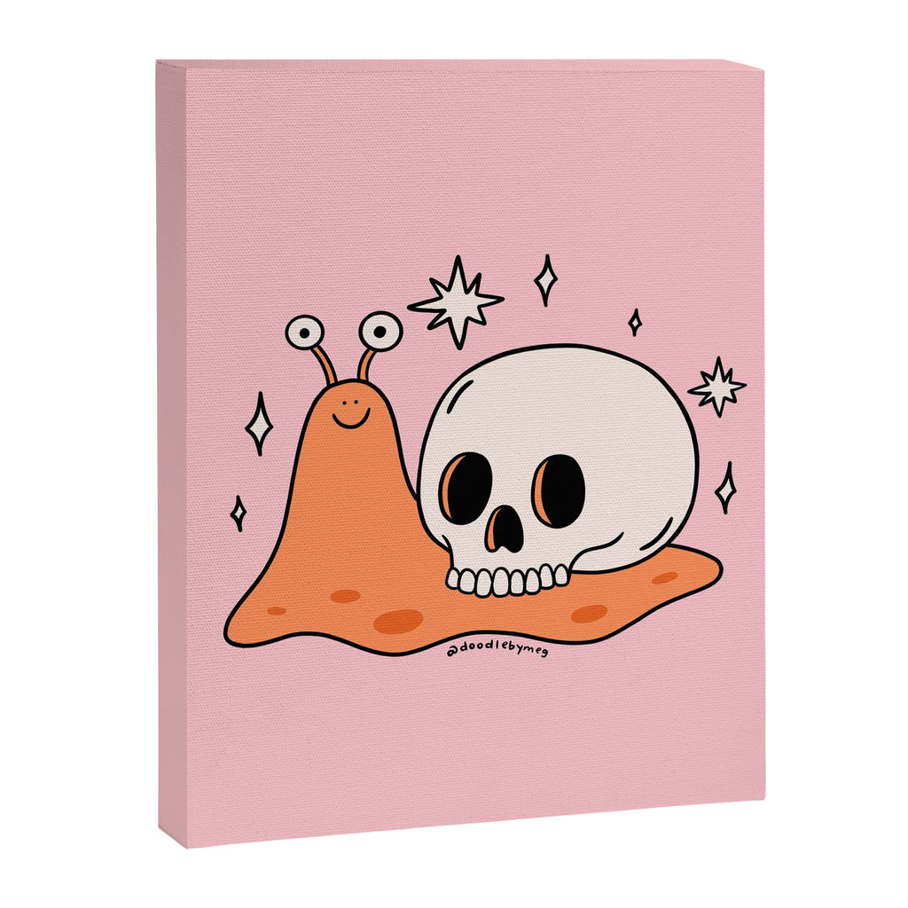Skull Snail Canvas Print Gallery Image 8